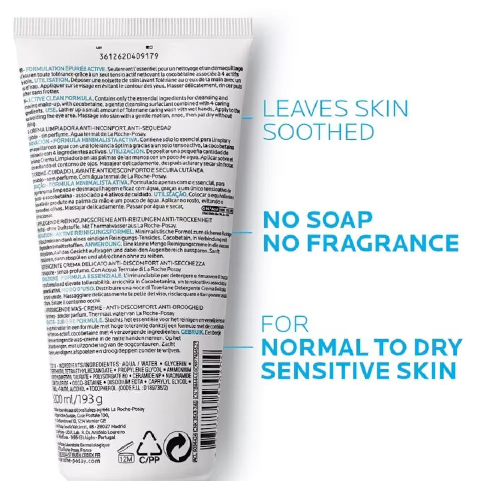 La Roche Posay Toleriane Caring Wash