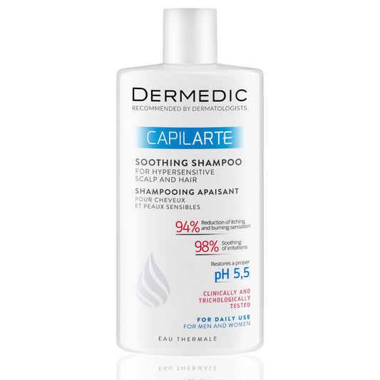 Dermedic Capilarte Soothing Shampoo for Hypersensitive Scalp and Hair