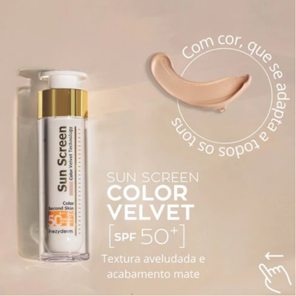 FrezyDerm Sun Screen Color Velvet Second Skin Technology SPF50