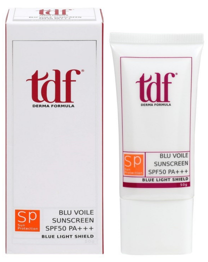 TDF Blu Voile Sunscreen SPF50 PA+++