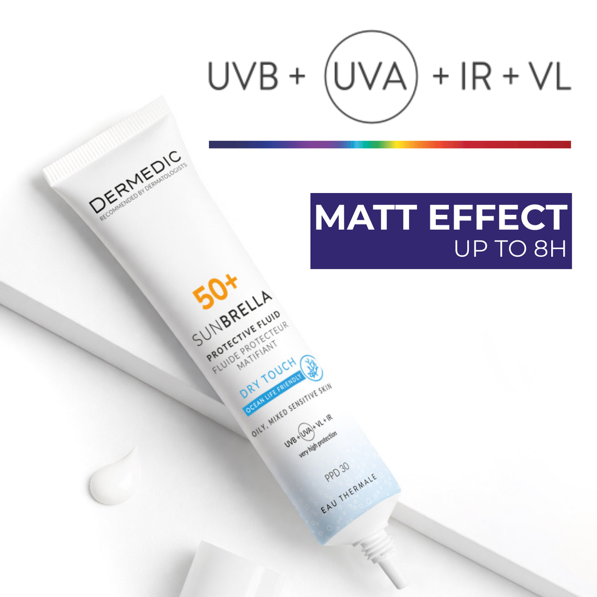 Dermedic Sunbrella Dry Touch Protective Fluid SPF 50+