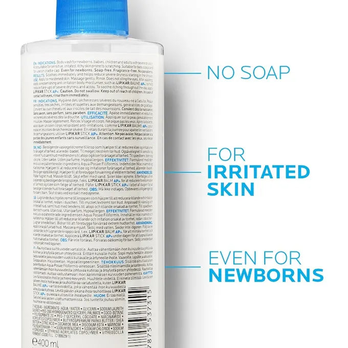 La Roche Posay Lipikar Syndet AP+ Body Cream Wash