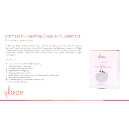 Yllume Ultimate Illuminating Complex Skin Supplement 30 Vegetable Capsules