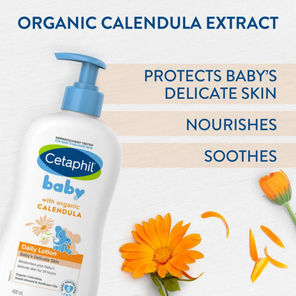 Cetaphil Baby With Organic Calendula Daily Lotion