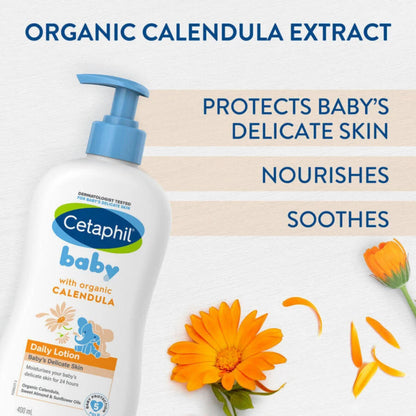 Cetaphil Baby With Organic Calendula Daily Lotion