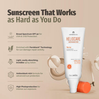 Heliocare Advanced Spray Sunscreen SPF50