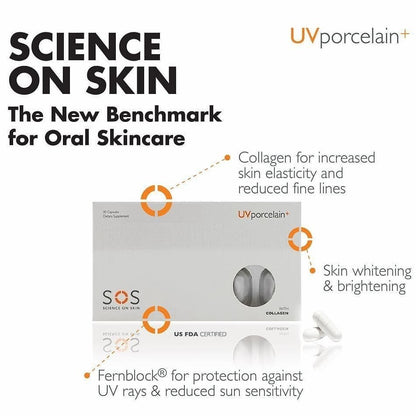 SOS UV Porcelain Plus Whitening Glutathione Collagen